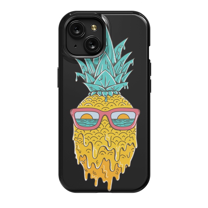 iPhone 15 StrongFit Pineapple Summer by Coffee Man