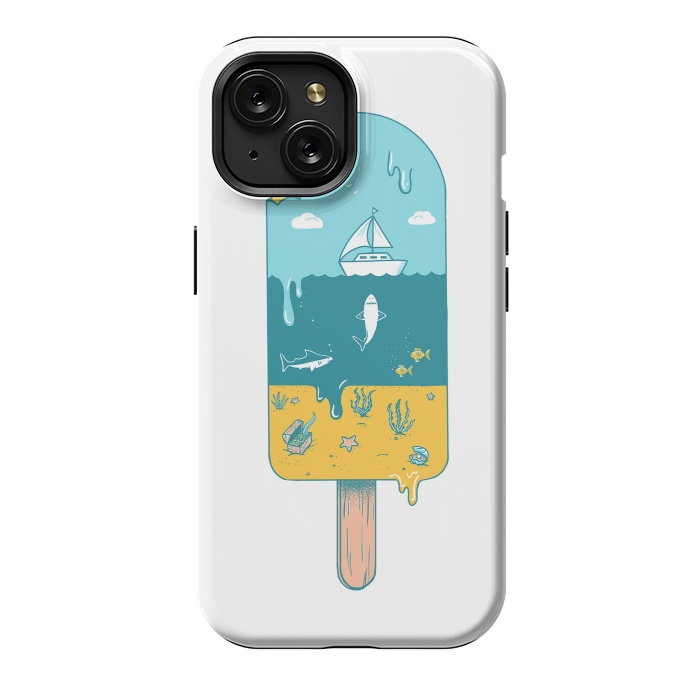 iPhone 15 StrongFit Melted Landscape by Coffee Man