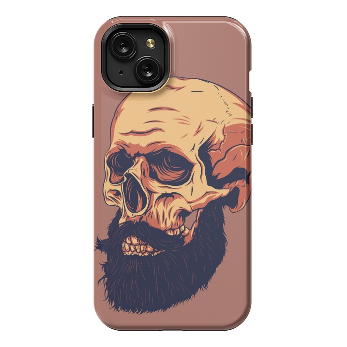 iPhone 15 Plus StrongFit Mr. Skull by Roland Banrévi