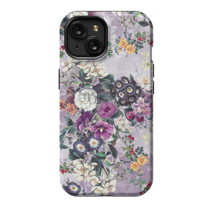 iPhone 15 StrongFit Floral Pattern by Riza Peker
