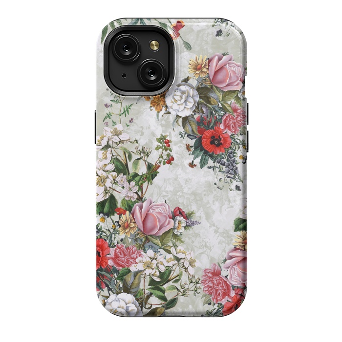 iPhone 15 StrongFit Floral Pattern II by Riza Peker
