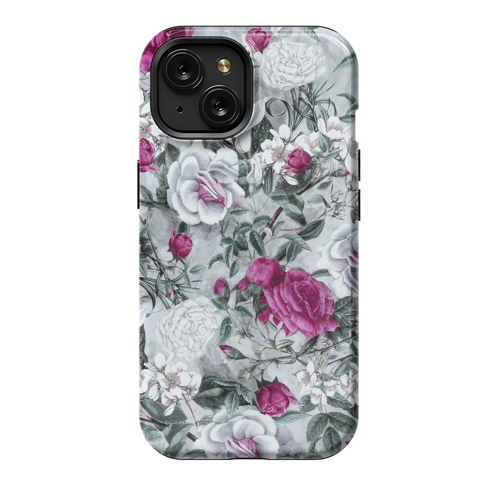 iPhone 15 StrongFit Floral Pattern V by Riza Peker