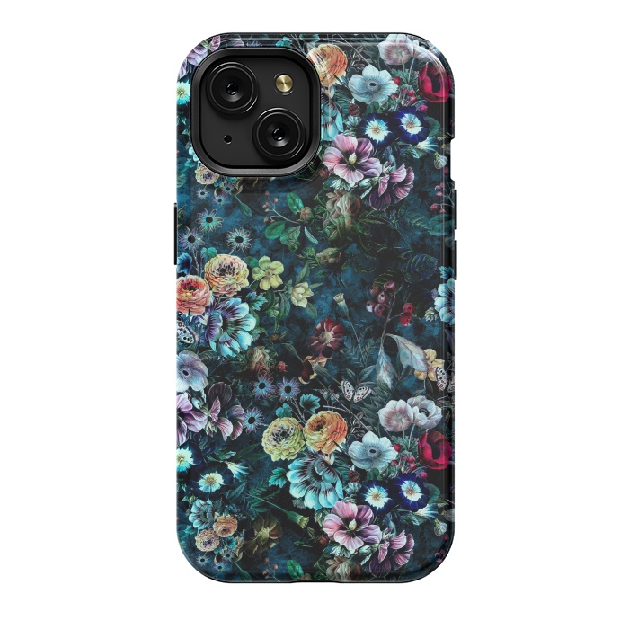 iPhone 15 StrongFit Floral Pattern VIII by Riza Peker