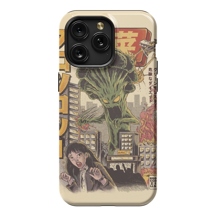 iPhone 15 Pro Max StrongFit THE BROCCOZILLA by Ilustrata