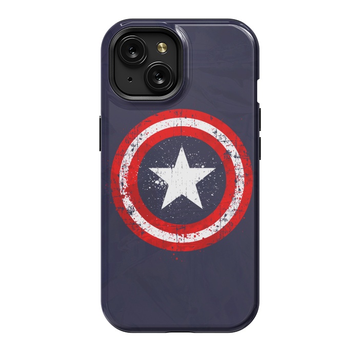 iPhone 15 StrongFit Captain's America splash by Sitchko