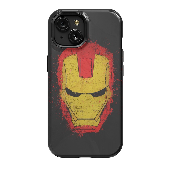 iPhone 15 StrongFit Iron Man splash by Sitchko