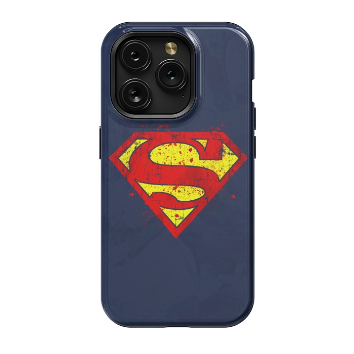 iPhone 15 Pro StrongFit Super Man's Splash by Sitchko