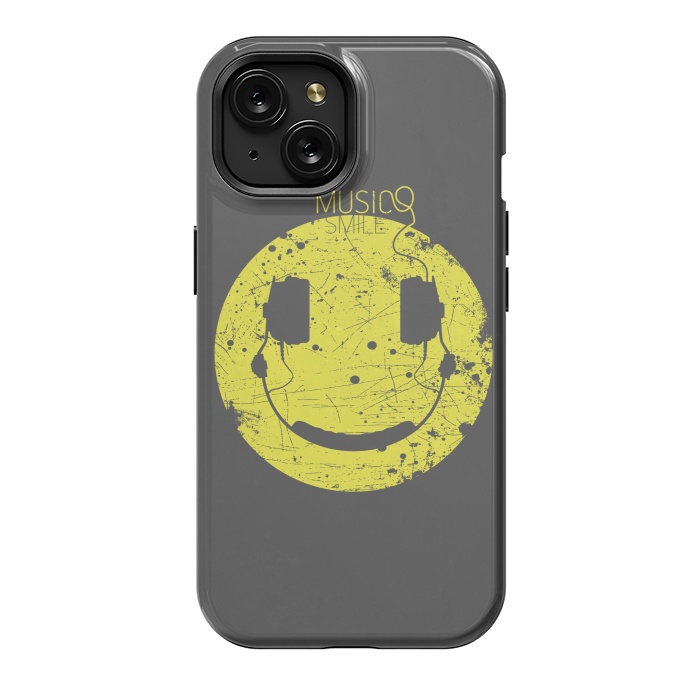 iPhone 15 StrongFit Music Smile V2 by Sitchko