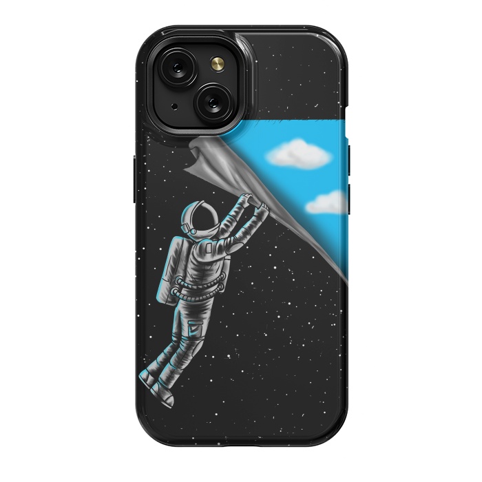iPhone 15 StrongFit Astronaut open the sky by Coffee Man