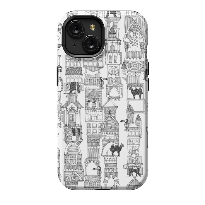 iPhone 15 StrongFit Urban Jungle by Sharon Turner