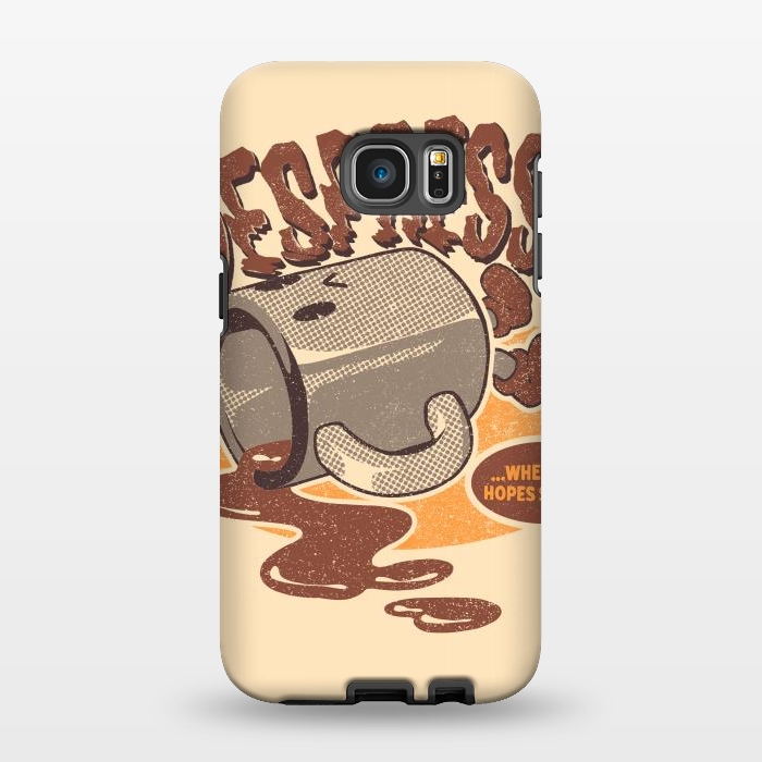 Galaxy S7 EDGE StrongFit Despresso by Ilustrata