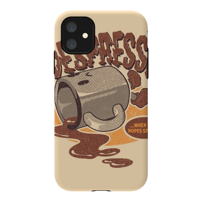 iPhone 11 StrongFit Despresso by Ilustrata