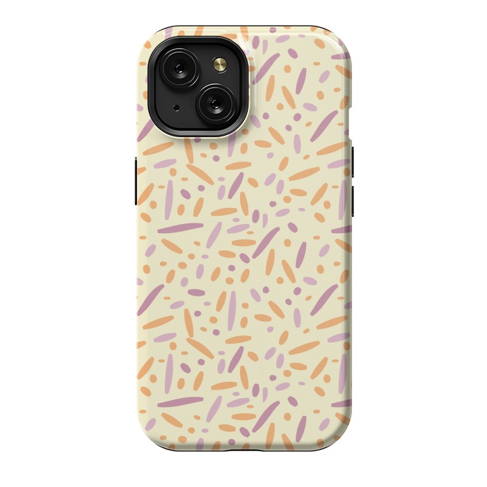 iPhone 15 StrongFit Icecream Sprinkles by Edith May