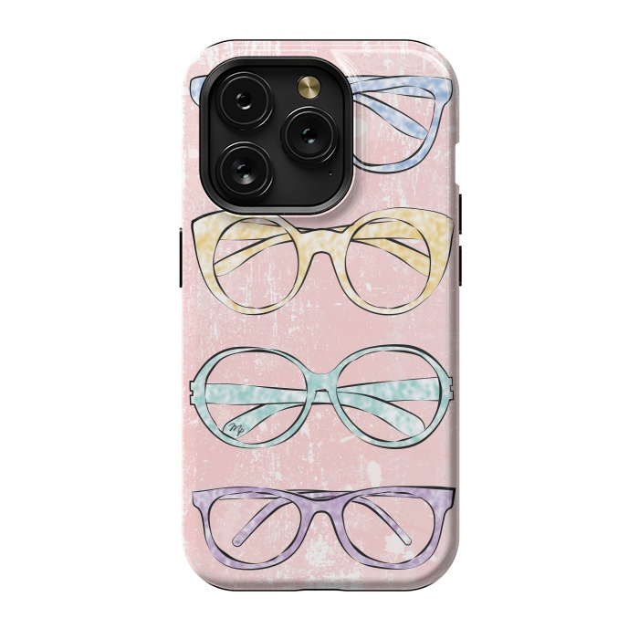 iPhone 15 Pro StrongFit Funky Glasses by Martina