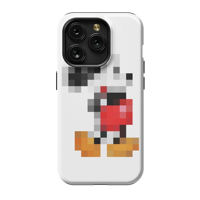 iPhone 15 Pro StrongFit Mickey Mouse Pixel by Alisterny