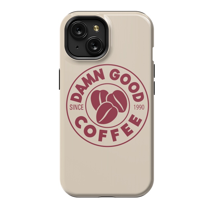 iPhone 15 StrongFit Twin Peaks Damn Good Coffee Costa by Alisterny