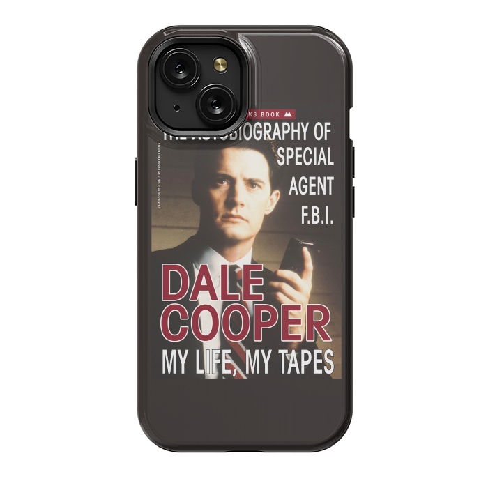 iPhone 15 StrongFit Twin Peaks Dale Cooper Book by Alisterny