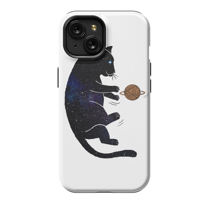 iPhone 15 StrongFit Cat Universe by Coffee Man