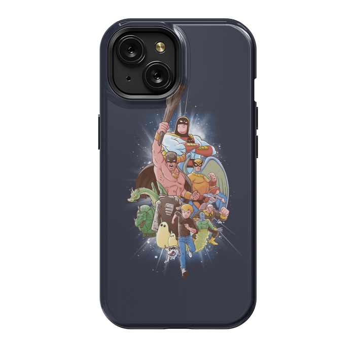 iPhone 15 StrongFit CHILDHOOD HEROES by SKULLPY