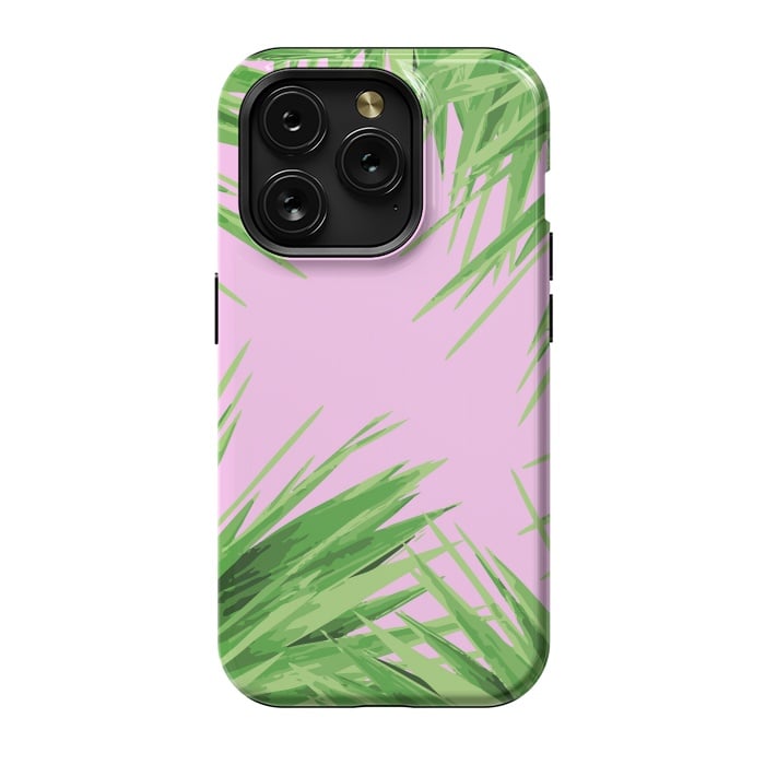 iPhone 15 Pro StrongFit Jungle Love Pink by MUKTA LATA BARUA
