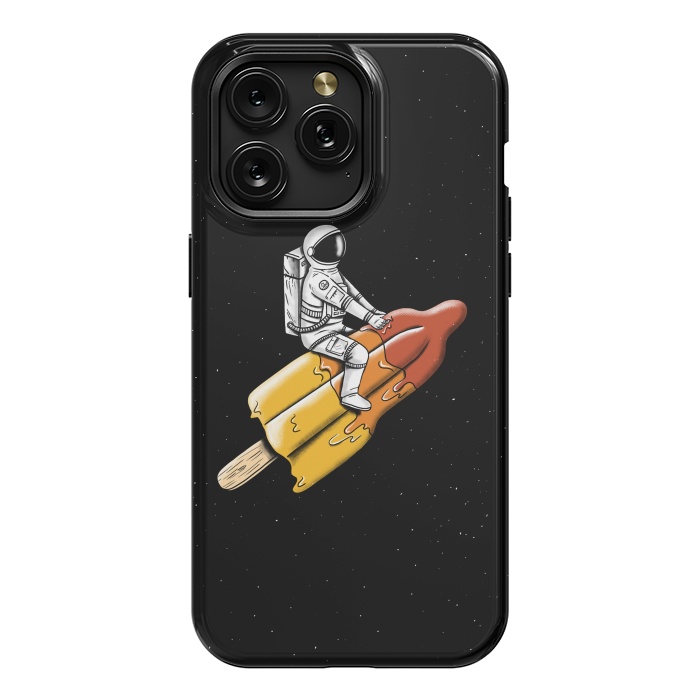 iPhone 15 Pro Max StrongFit Astronaut Melted Rocket by Coffee Man