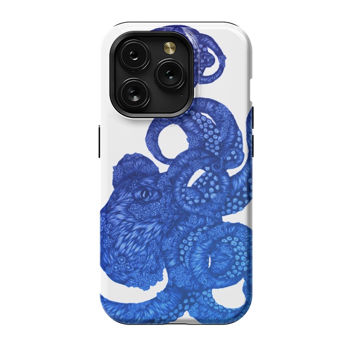 iPhone 15 Pro StrongFit Ombre Octopus by ECMazur 