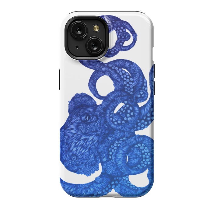 iPhone 15 StrongFit Ombre Octopus by ECMazur 