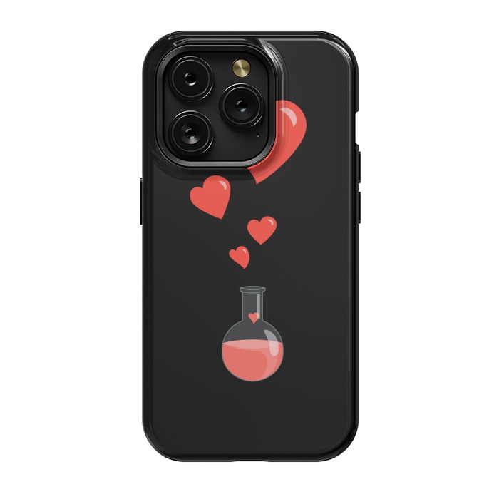 iPhone 15 Pro StrongFit Flask Of Hearts Love Chemistry by Boriana Giormova