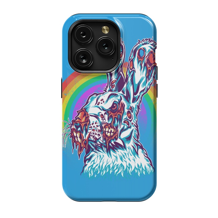 iPhone 15 Pro StrongFit Zombie Rabbit by Branko Ricov