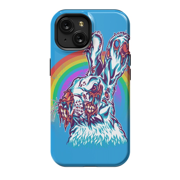 iPhone 15 StrongFit Zombie Rabbit by Branko Ricov
