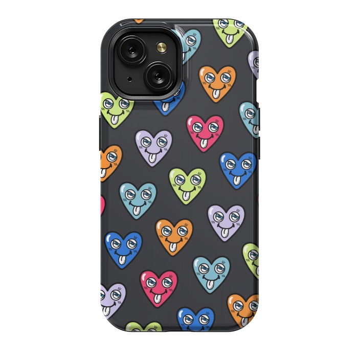 iPhone 15 StrongFit LOVE HEARTS by Michael Cheung