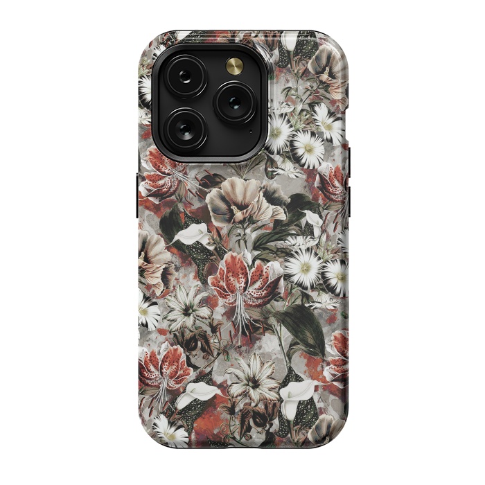 iPhone 15 Pro StrongFit Floral Fall by Riza Peker