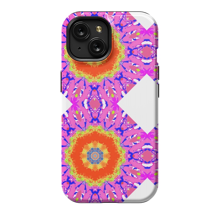 iPhone 15 StrongFit Groovy Vibe by Bettie * Blue