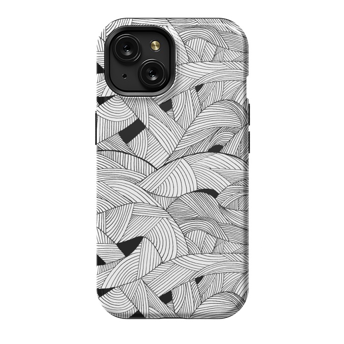 iPhone 15 StrongFit The Tangled Waves by Steve Wade (Swade)