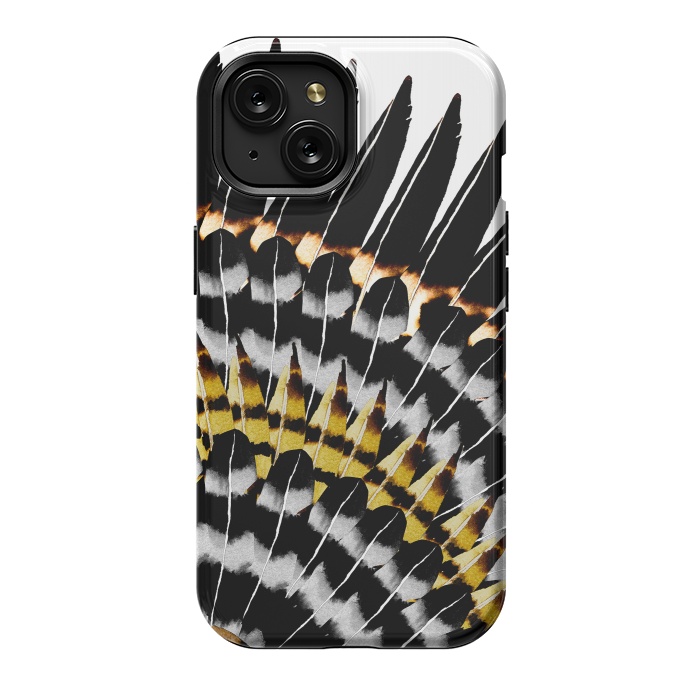 iPhone 15 StrongFit Feather Fringe by Amaya Brydon
