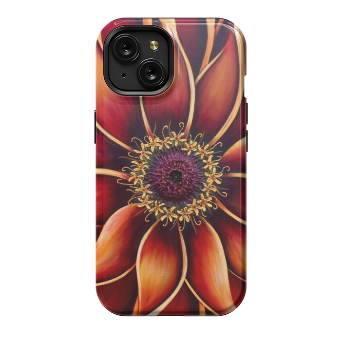 iPhone 15 StrongFit Zinnia by Denise Cassidy Wood
