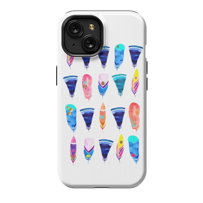 iPhone 15 StrongFit Candy Feather by Amaya Brydon