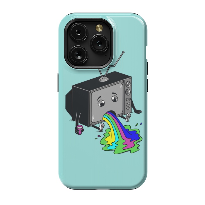 iPhone 15 Pro StrongFit Vomit tv 2 by Coffee Man