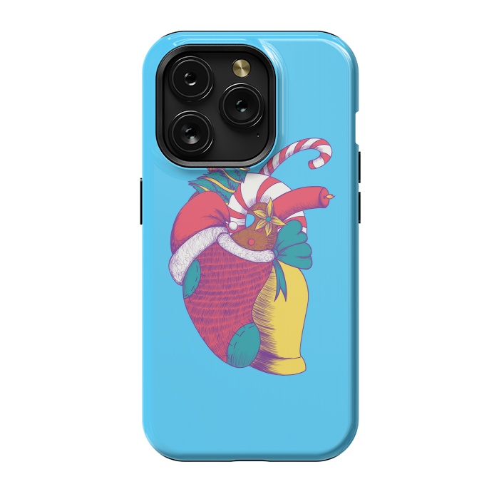 iPhone 15 Pro StrongFit Christmas Heart by Ranggasme