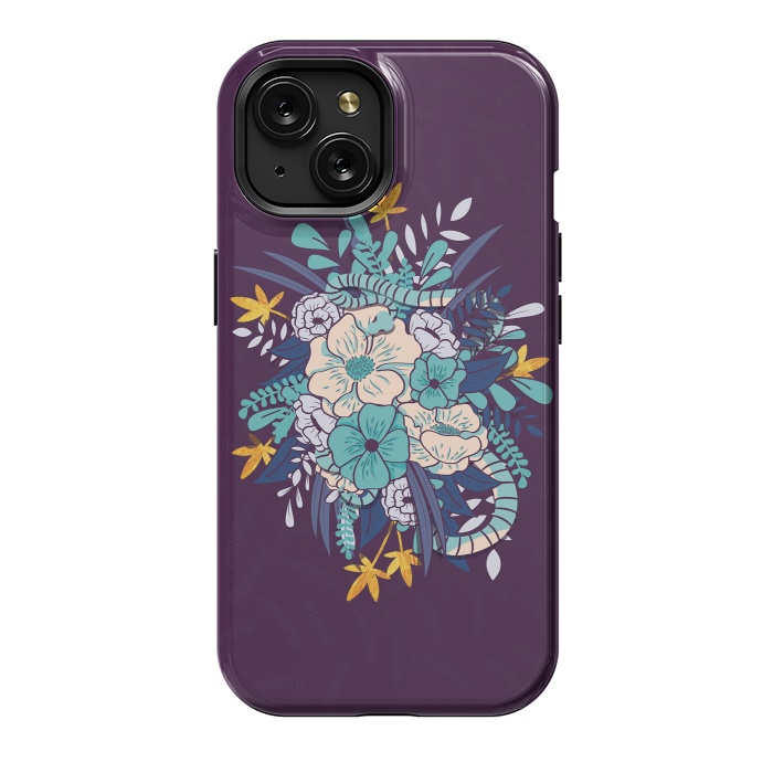 iPhone 15 StrongFit Jungle Bouquet 002 by Jelena Obradovic