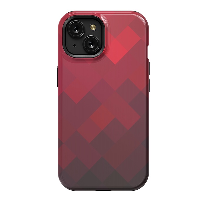 iPhone 15 StrongFit Red Underground by Sitchko