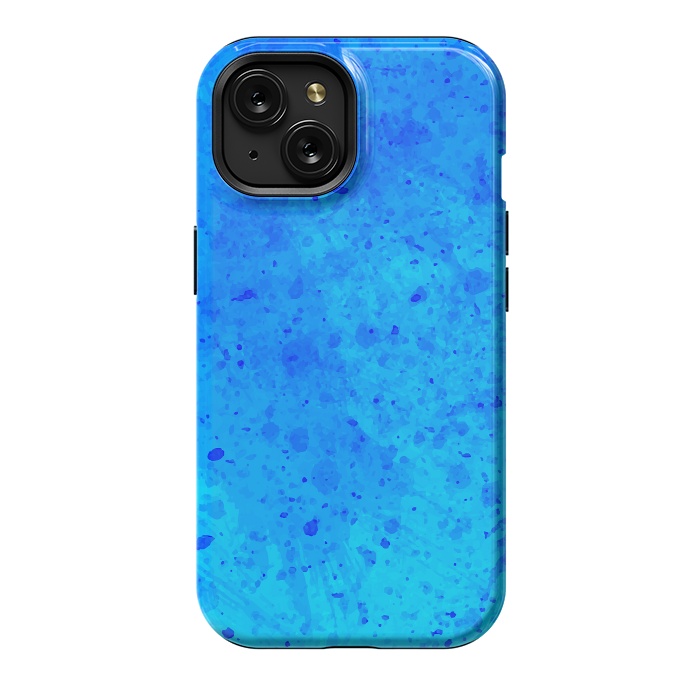 iPhone 15 StrongFit Blue Chaos by Sitchko