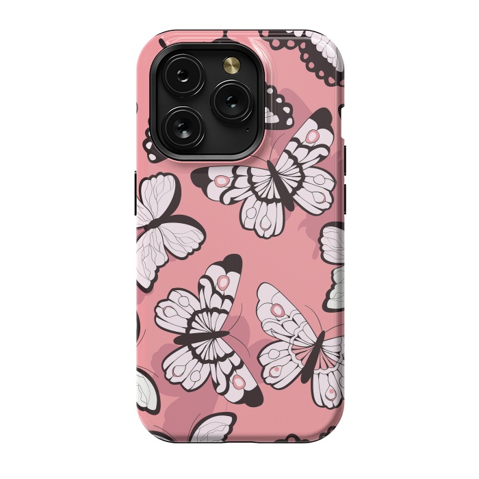 iPhone 15 Pro StrongFit Butterfly Garden 002 by Jelena Obradovic