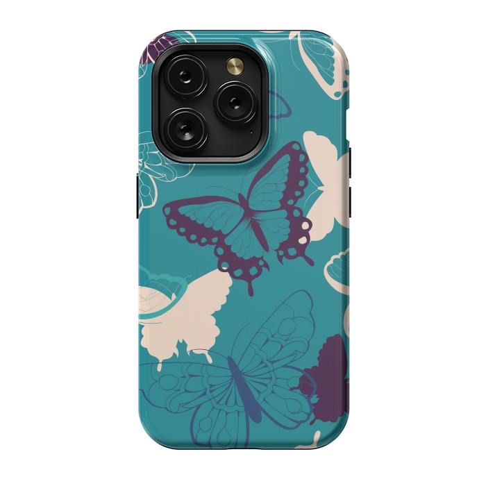 iPhone 15 Pro StrongFit Butterfly Garden 003 by Jelena Obradovic
