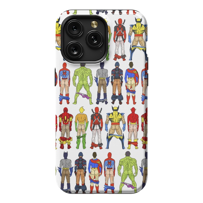 iPhone 15 Pro Max StrongFit Superhero Butts by Notsniw