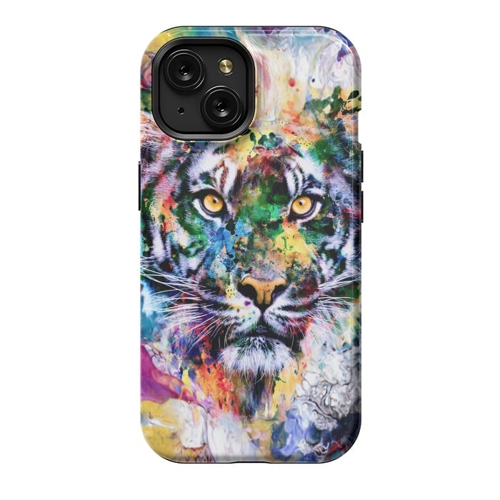 iPhone 15 StrongFit Tiger VII by Riza Peker