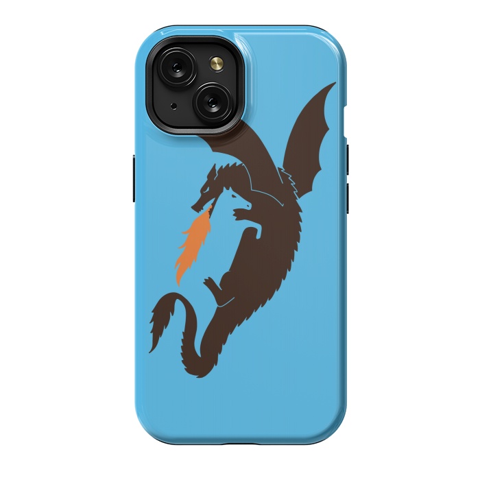 iPhone 15 StrongFit Dragon and Horse by Coffee Man