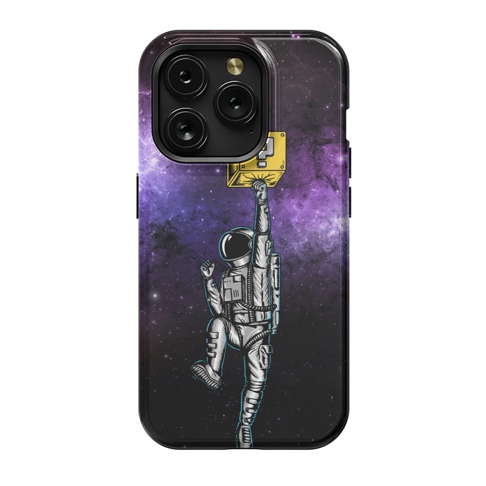 iPhone 15 Pro StrongFit Astronaut and Star by Coffee Man