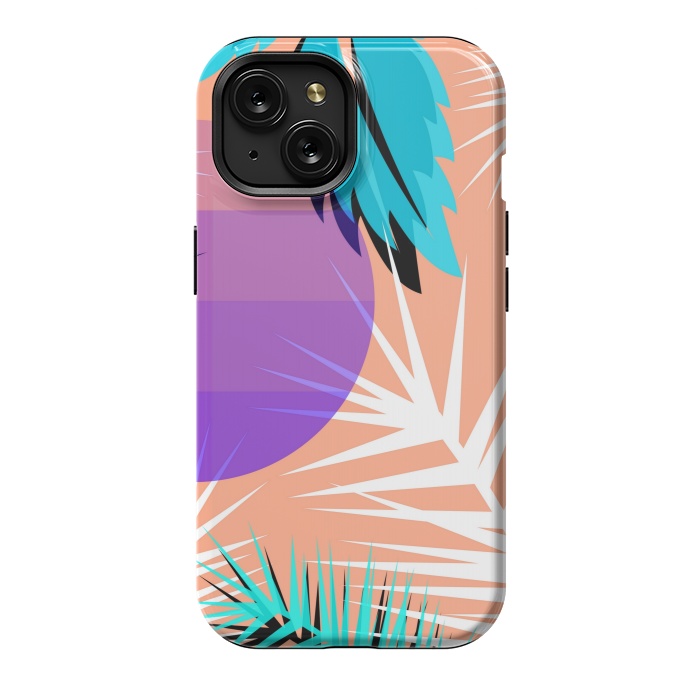 iPhone 15 StrongFit tropical pattern by MALLIKA