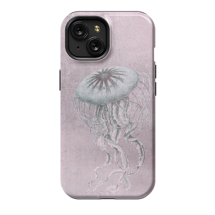 iPhone 15 StrongFit Jellyfish Underwater Creature by Andrea Haase
